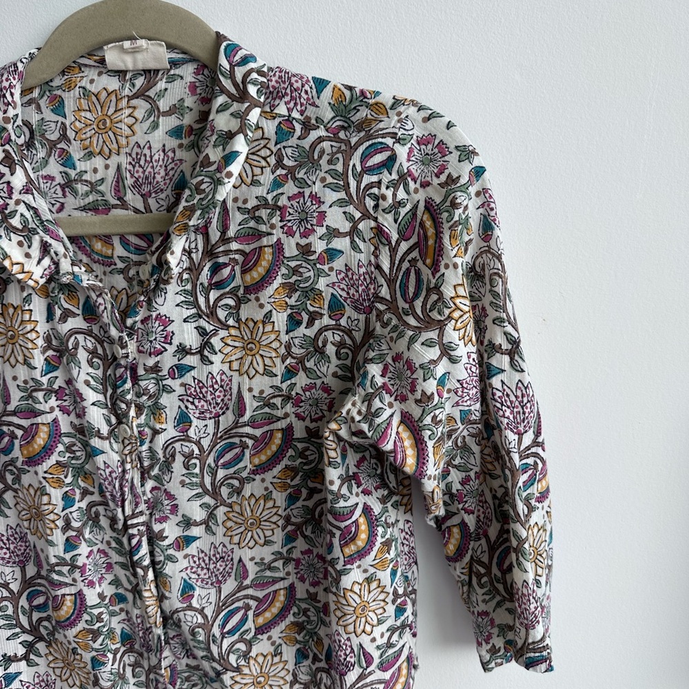 Floral Patterned Shirt